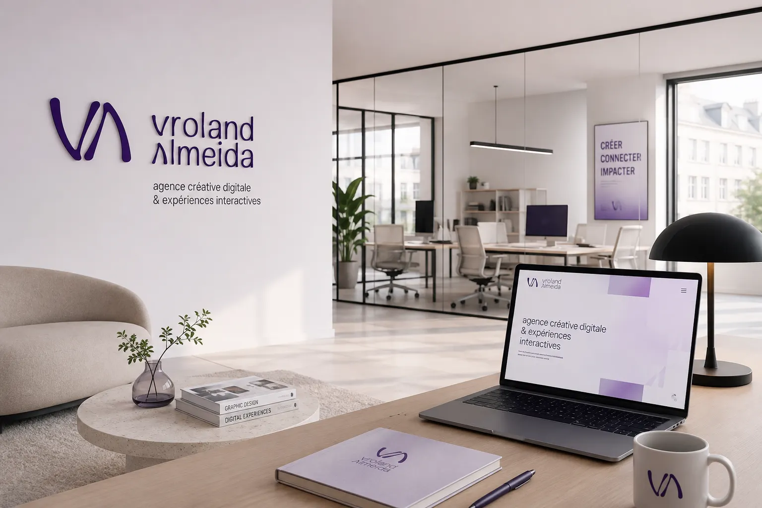 Bureau du studio Vroland & Almeida